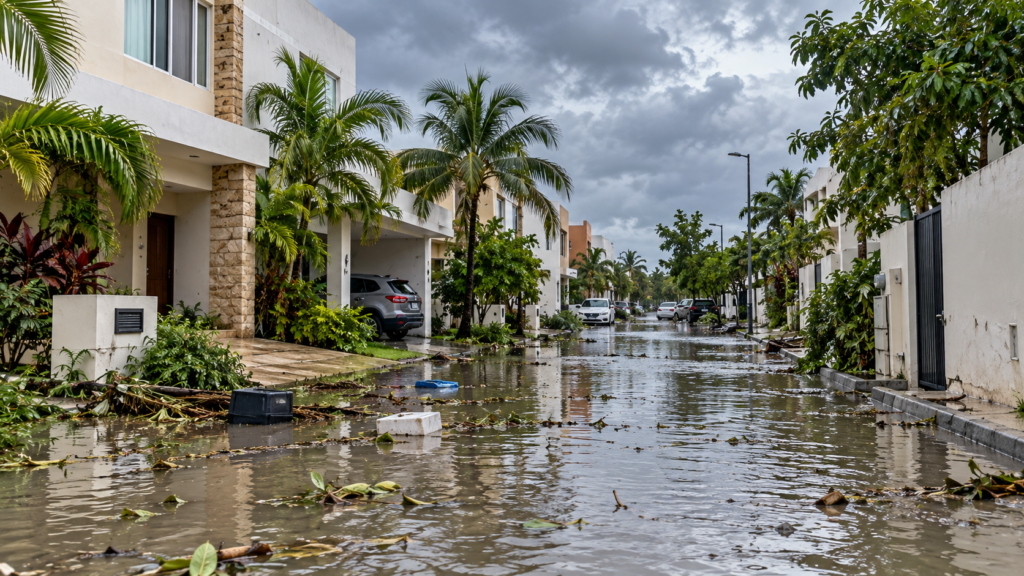 plagas despues de inundaciones cancun