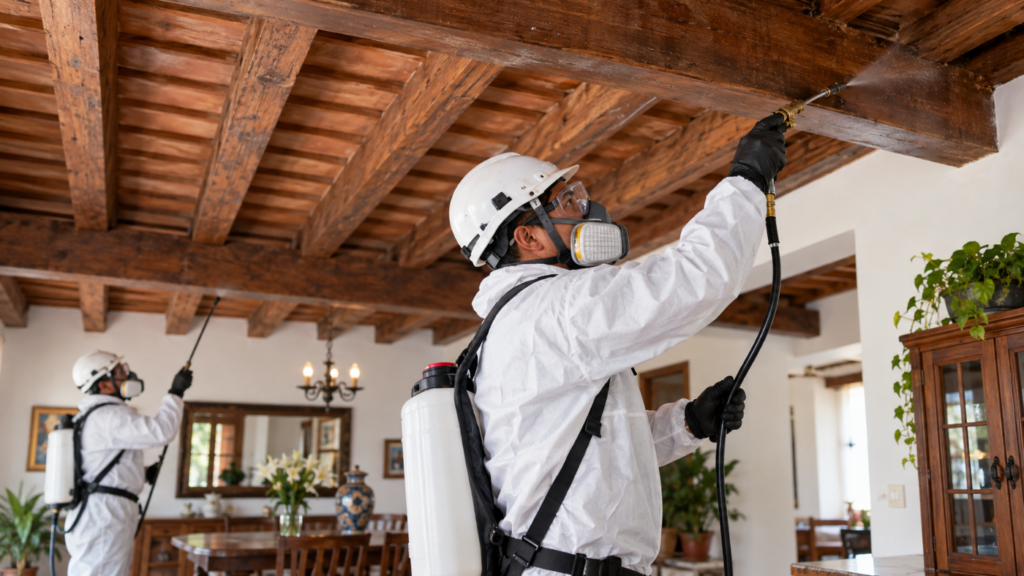 Proceso de fumigación de termitas en casa — qué esperar